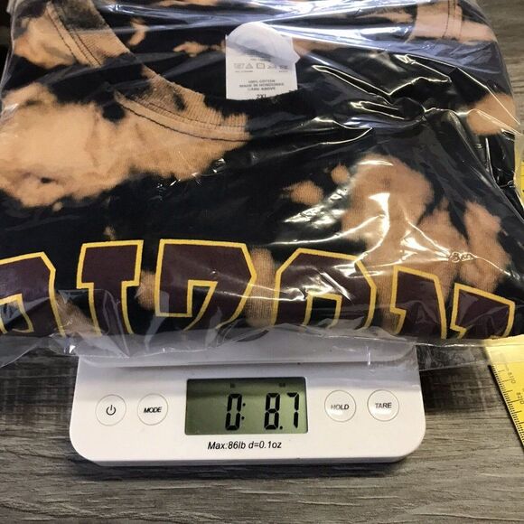 New Agenda by Perrin T-Shirt Size 2XL Arizona State Black Tie Dye - Picture 11 of 11